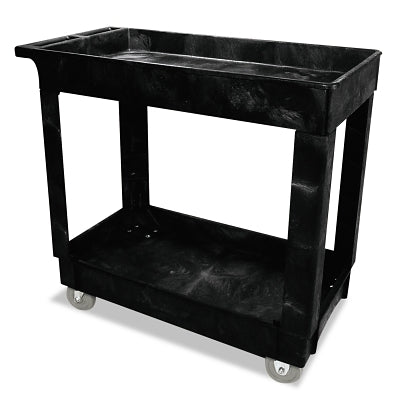 Heavy-Duty Utility Carts, 300 lb, 34 X 16 X 31 1/4h, Black