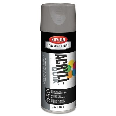 Interior/Exterior Industrial Maintenance Paint, 12 oz Aerosol Can, Stone Gray