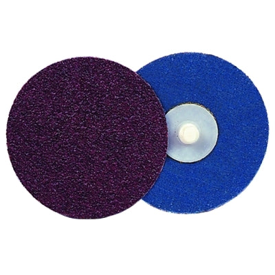 Plastic Button Style Blending Discs, Aluminum Oxide, 3 in Dia., 60 Grit