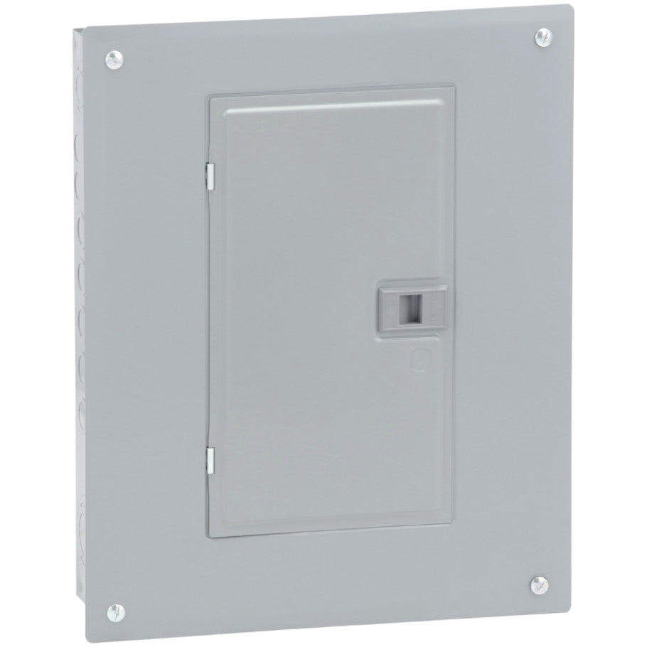 Homeline Load Center With Ground Bar, Main Lug, Indoor, 125A 120/240V 1 Phase, 12 Single Pole/24 Tandem