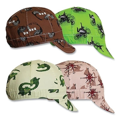 Low Crown Welding Cap, One Size, Assorted Prints, 6-Panel