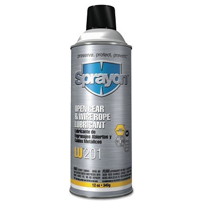 LU 201 Open Gear & Wire Rope Lubricant, 12 oz Aerosol Can