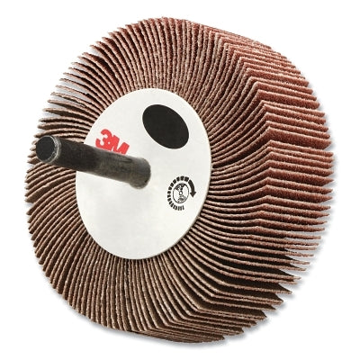 3M 051144-14656 Flap Wheel 244D, 3 in dia, 80 Grit, 20000 RPM