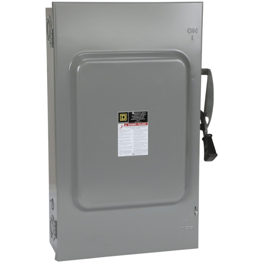 General Duty Disconnect, Fusible, 3 Phase, 200A 120/240V, 3P4W
