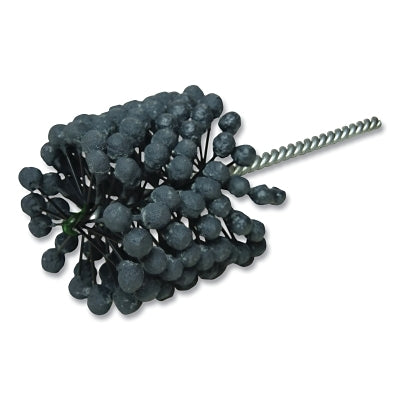 CrossFlex Bore Brush, Abrasive Globules, 3-1/4 in Dia, 16.75 in L, 0.283 in Stem Dia, 180 Grit