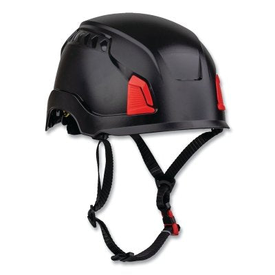 Traverse Industrial Climbing Helmet, HDPE, Non-Vented, Black