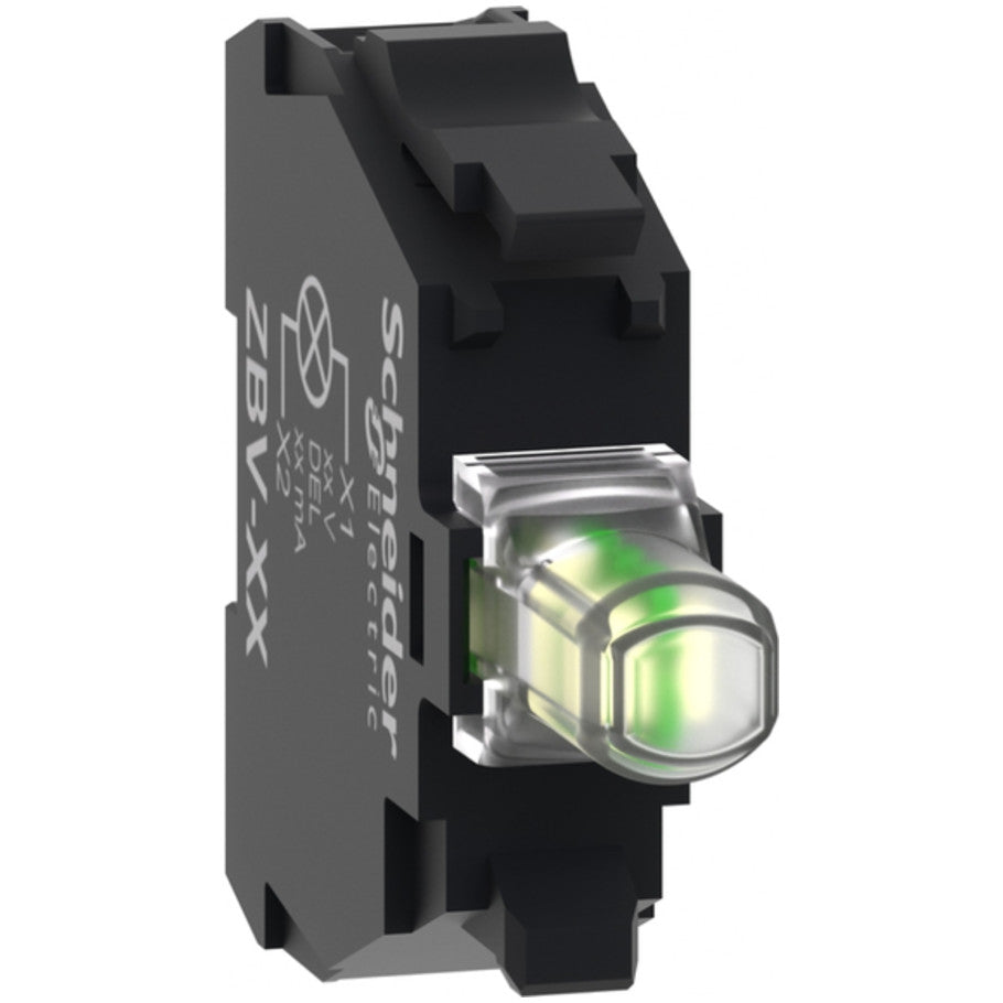 Harmony XB4 XB5 Light Block, 110-120 Vac LED, White