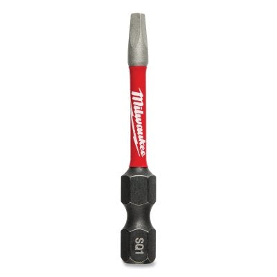 Shockwave Impact Square Recess Power Bit, 2 in L, SQ1 Drive Size
