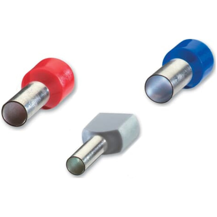 Polypropylene-Insulated Old DIN Ferrule, Total Length .571 Inches/14.5mm, Wire Range  20 AWG/.50mm2, Color Orange, Copper