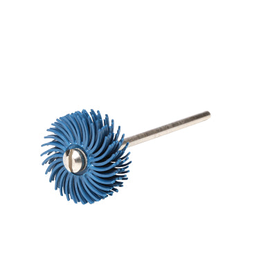 3M 048011-25758 Radial Bristle Disc, 3/4 in x 1/16 in, 400 Grit, 35,000 rpm, Ceramic, Blue