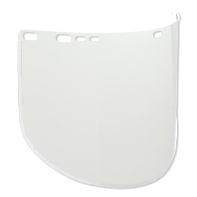 F30 Acetate Faceshield, 34-40, Uncoated, Clear, D Shape, Bound, 15.5 in L x 9 in H, Bulk