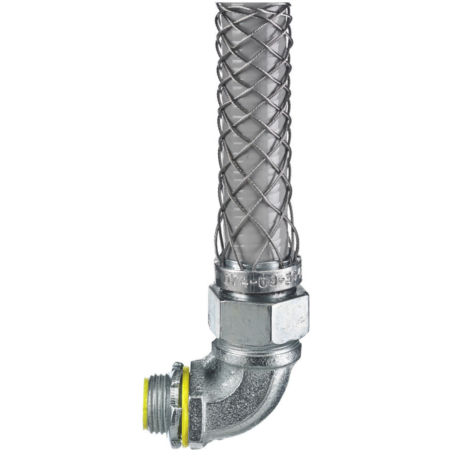 Kellems Conduit Grip, Steel, 90  176;, Insulated, Liquid Tight Conduit, 3/4 in.