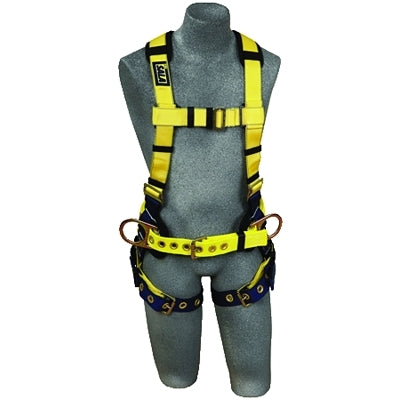 3M 1101654 Delta Construction Style Harness, (2) Waist D-Rings; Back D-Ring, Medium