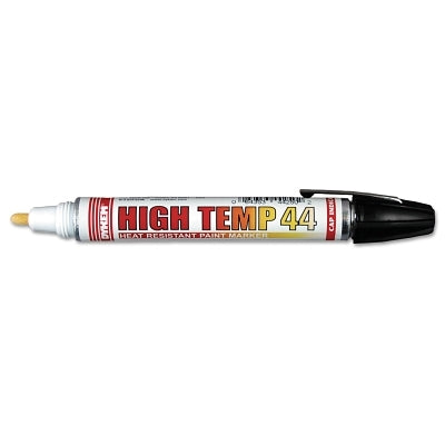 High Temp Marker, Black, Medium, Threaded Cap