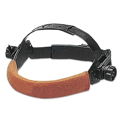 Headgear Sweatband, 8-1/2 in L x 1-1/2 in W, FR Fleece Cotton, Orange