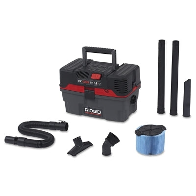 ProPack Wet/Dry Vac Model 4500RV, 4-1/2 gal, 5 hp
