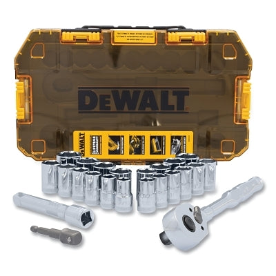 TOUGHSERIES TOUGH BOX Mechanics Tool Set, 23 Pc, 1/2 in Drive