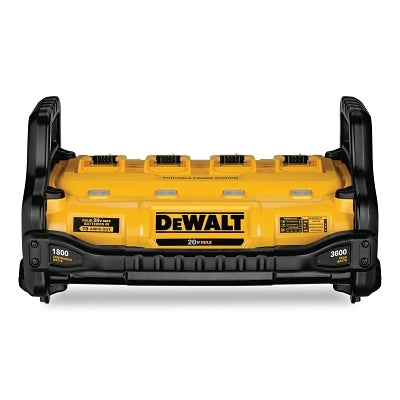 1800 Watt Portable Power Station and Parallel Battery Charger, 4 Outlets, (4) Batteries and Extension Cord Sold Separately