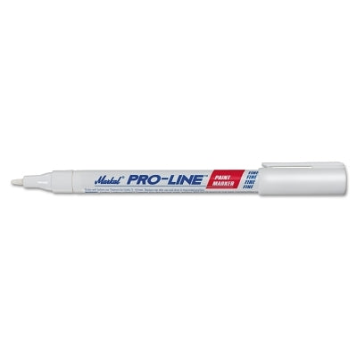 Paint-Riter Fine Liquid Paint Marker, White, 1/16 in Tip, Fine