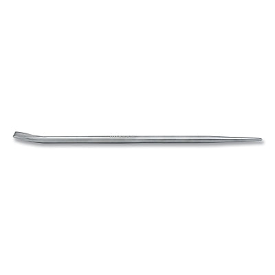 Plated Jimmy Bar, 19 in L, 5/8 in W Curved Tip, Metal
