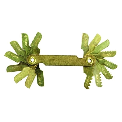 Thread Pitch Gauges, 16 Blades, Metric