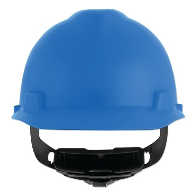 V-Gard Cap-Style Hard Hat with Fas-Trac III Suspension, Matte, Blue