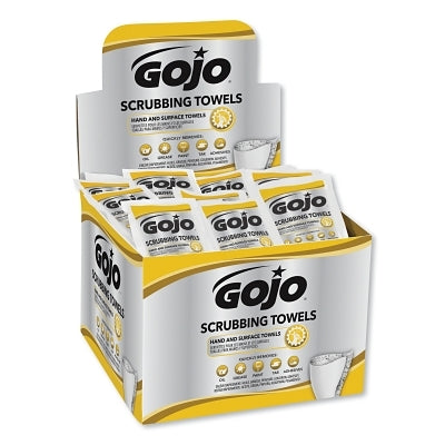 Scrubbing Wipes, Citrus, 12.25 in W x 10.5 in L, Counter Display, 80 Individual PK/Display