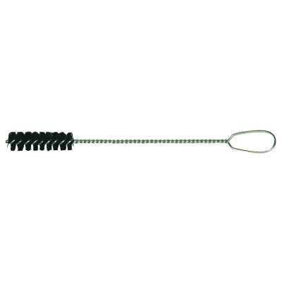 Dope Brush, 1 in Trim L, 14-1/4 in OAL, Twisted Wire, Straight, Grey Tampico Fiber