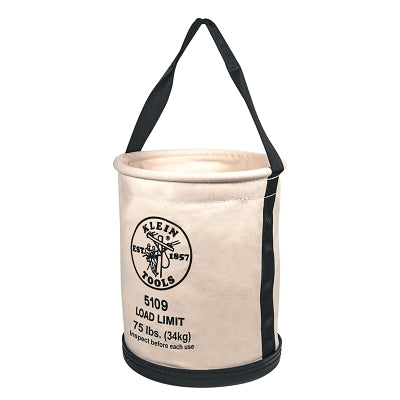 Wide-Opening Straight Wall Bucket, 1 Compartment, 12 in dia x 15 in H