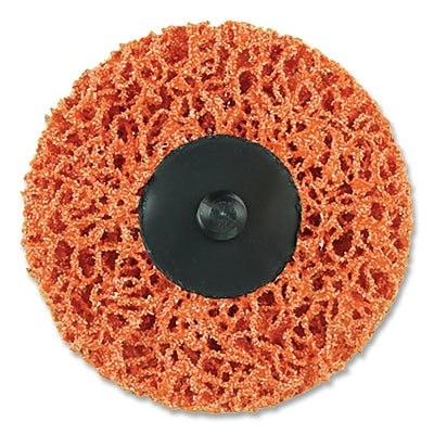 Tiger Strip Disc, 3 in dia, Type R, X-Coarse, 12000 RPM, Ceramic, Orange