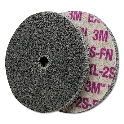3M 048011-14750 EXL Unitized Deburring Wheel, 3 in x 3/8 in, Fine, Silicon Carbide, 12100 rpm