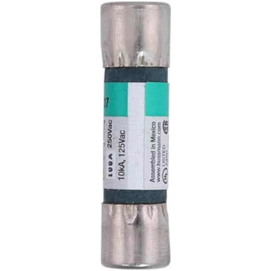 FNM Series Time Delay Supplemental Fuse, Melamine Tube, 3A, 250V, 13/32 x 1-1/2 in., Color Code Green