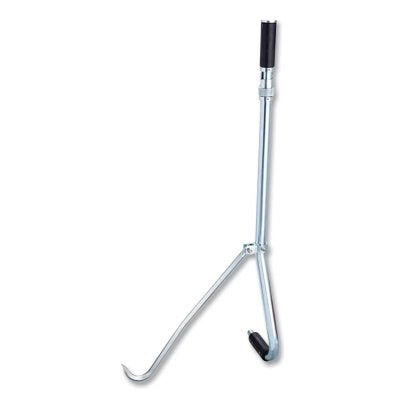Manhole Lid Lifter, 42 in H, 21 in All Steel Alloy Hook, Support Leg