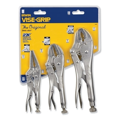 Vise-Grip The Original 3 Pc Locking Pliers Set, 6 in, 7 in, 10 in