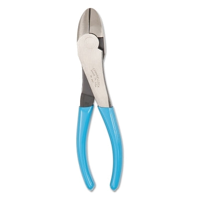 High Leverage Curved Diagonal Cutting Pliers, 7.75 in OAL, Knife and Anvil