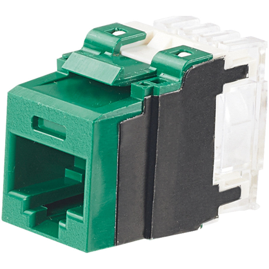 NetKey Cat 6A Jack Module, Green
