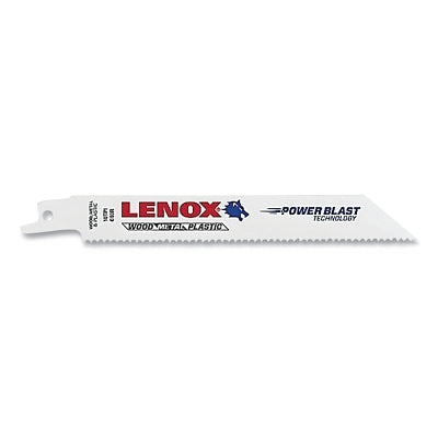 General Purpose Bi-Metal Reciprocating Saw Blade, 6 in L x 3/4 in W x 0.035 in Thick, 10 TPI, 5 EA/PK