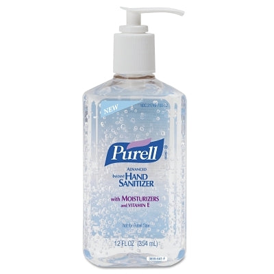 Advanced Hand Sanitizer Gel, Table Top Pump Bottle, 12 fl oz, Citrus