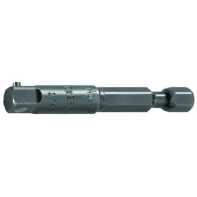 Hex Extensions, 3/8 in (male square), 1/4 in (male hex) drive, 1 5/8 in