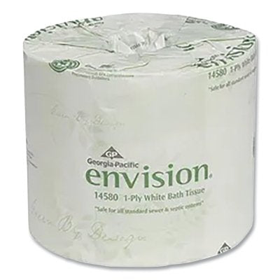 Basic Standard Toilet Paper Roll, 4.05 in L x 4 in W, 550 Sheets, 2 Ply, Embossed, 80 RL/CA