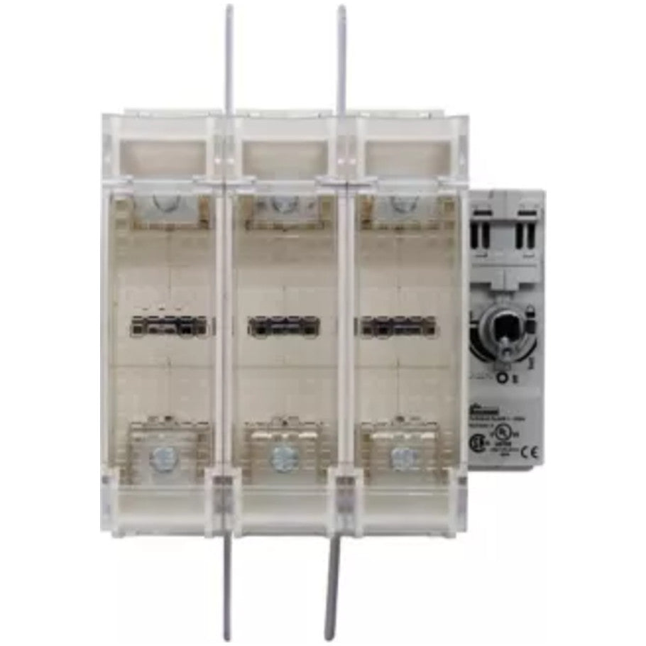 Rotary Disconnect Switch, Fused, Front/Side Handle Operation, Flange, 200A