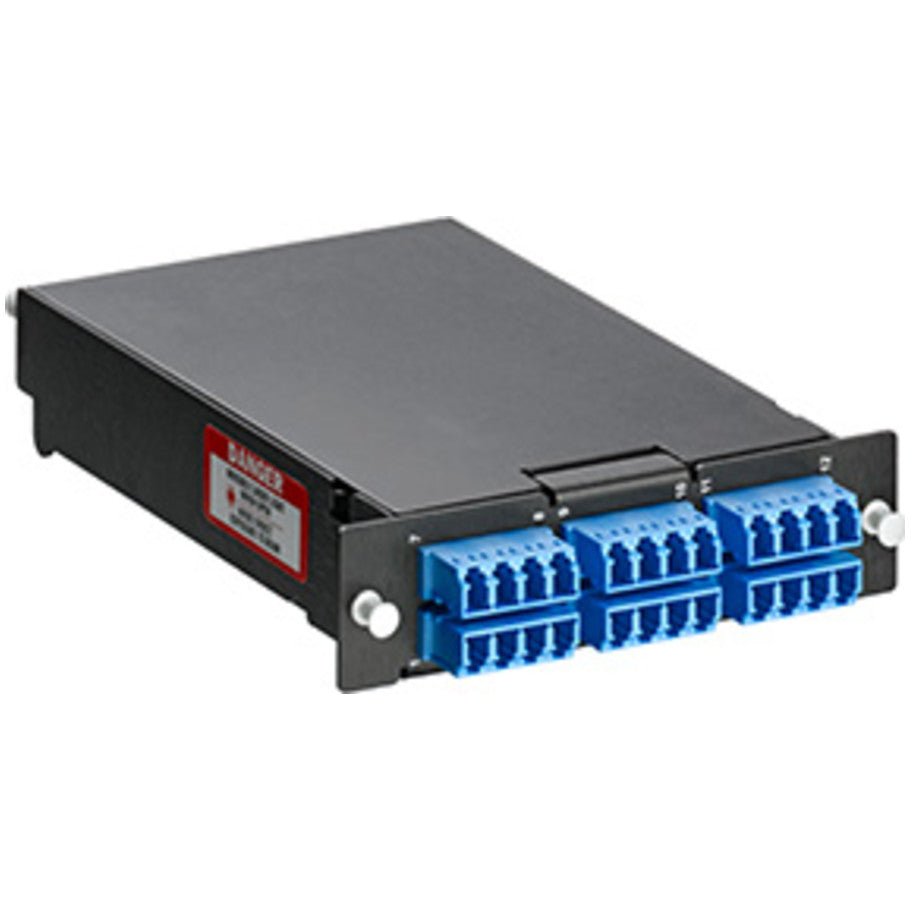 Pigtail Fusion Splice Module, OS2 LC, 24-Fiber, Blue