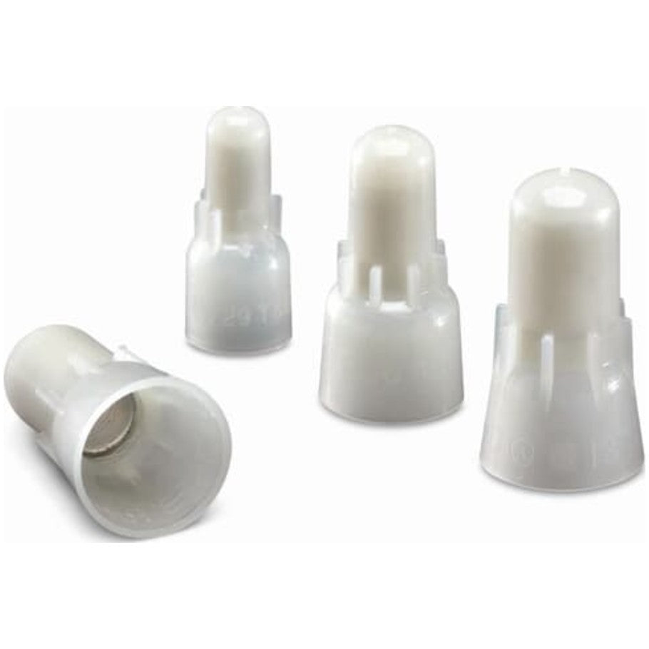 High Temperature Insulated Nylon Wire Joints for Minimum Wire Range (3)  16 to Maximum Wire Range (3)  14, White