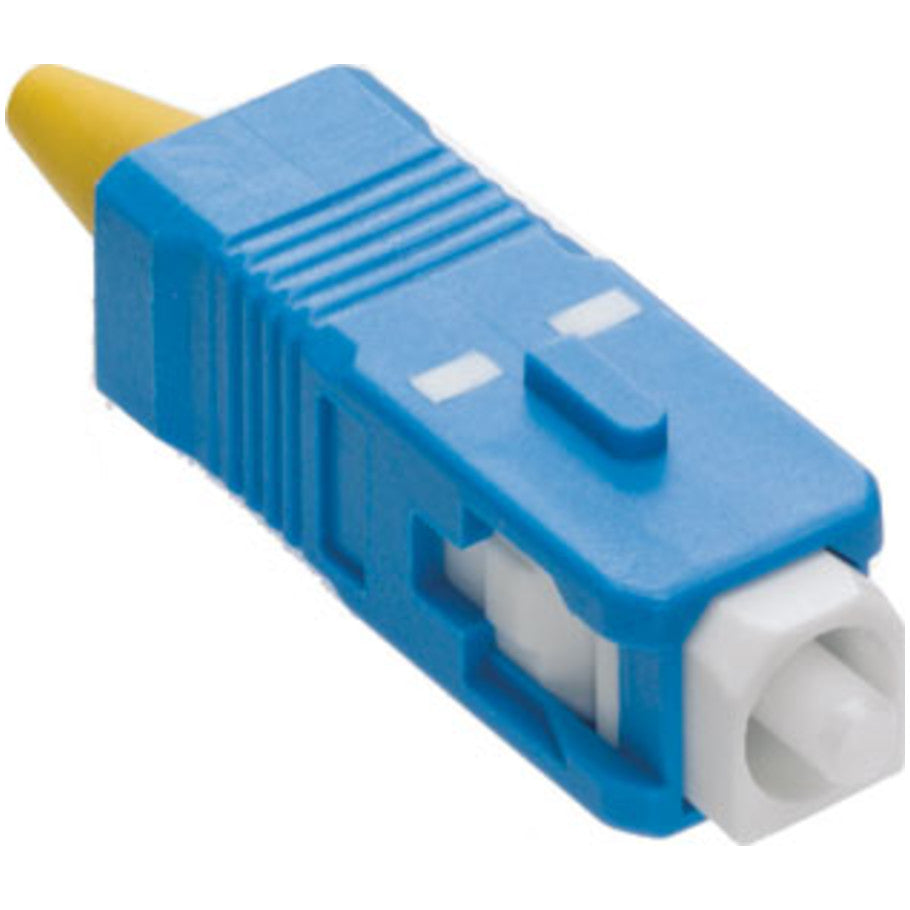 Fast-Cure SC Adhesive Fiber Optic Connector, SC, SM (OS2), Blue/Beige