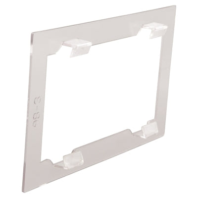 Welding Helmet Large Window Mag Lens Holder, 2 in x 4-1/4 in, Polycarbonate