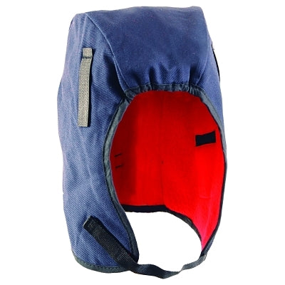 MIRAWARM Fleece Lined Cotton Twill Winter Liner, Navy/Red, 2-Layers Classic, Regular Length, FR
