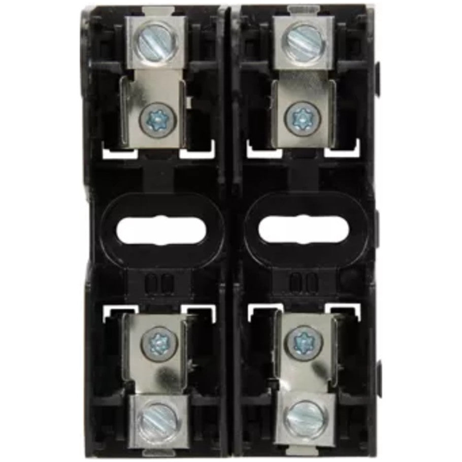 Fuse Blocks and Fuse Holders, Class J, DIN Rail, Panel, 2-Pole, 30 A, 600 V, Box Lug