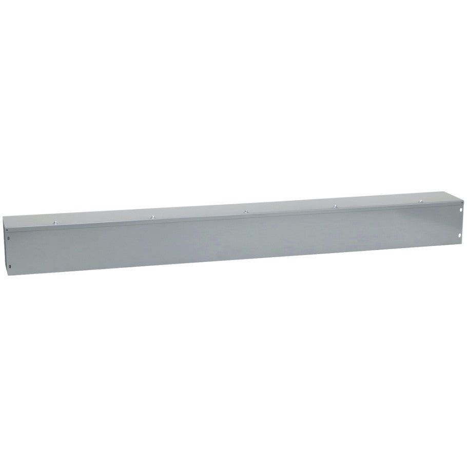 Steel NEMA 1 Hinge-Cover Wireway With ANSI 49 Gray Finish