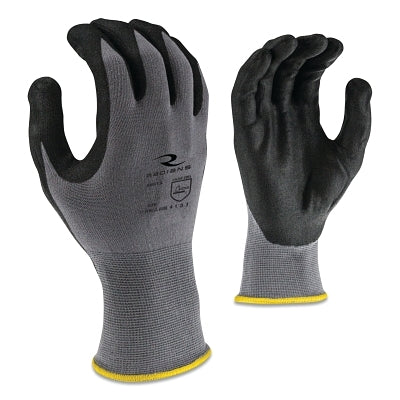 RWG13C Foam Nitrile Gripper Glove, Medium, Gray