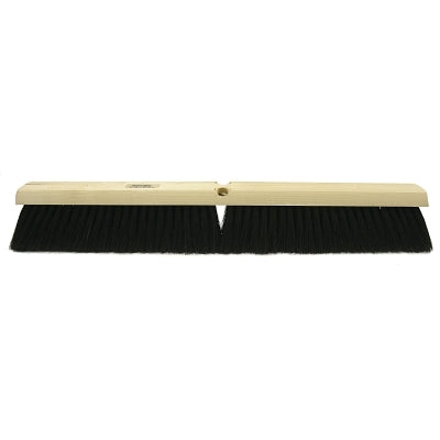 Vortec Pro Street Brooms, 18 in Hardwood Block, 3 in Trim L, Black Tampico Fill